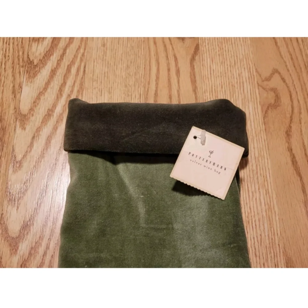 Pottery Barn Wine Bag Velvet